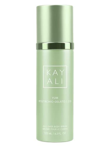 Yum | Pistachio Gelato 33 All Over Body Spray by Kayali Fragrances bottle