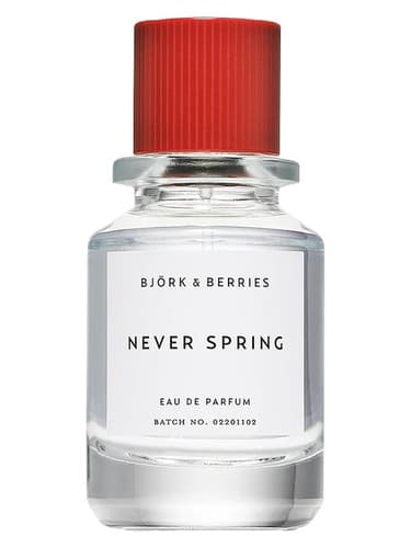 Never Spring by Bjork and Berries bottle